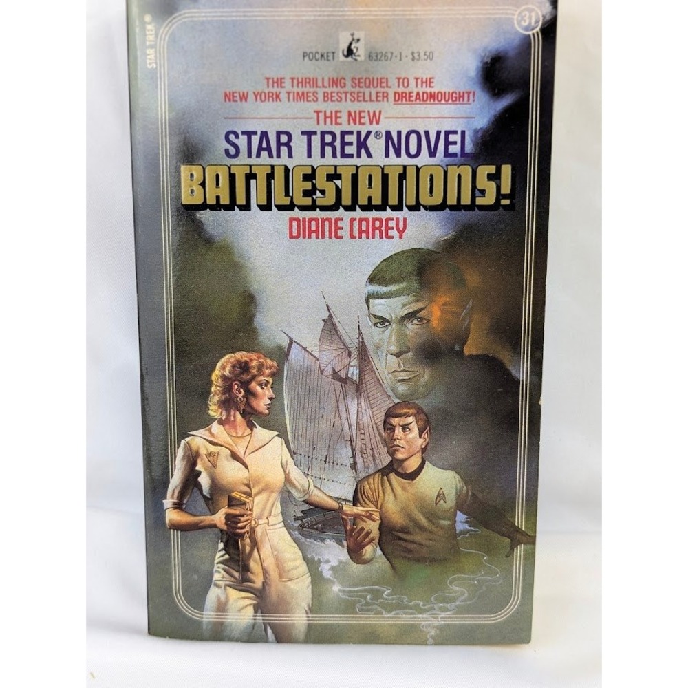 Pocket Books Star Trek NovelBattlestations! #31 Diane Carey 1986